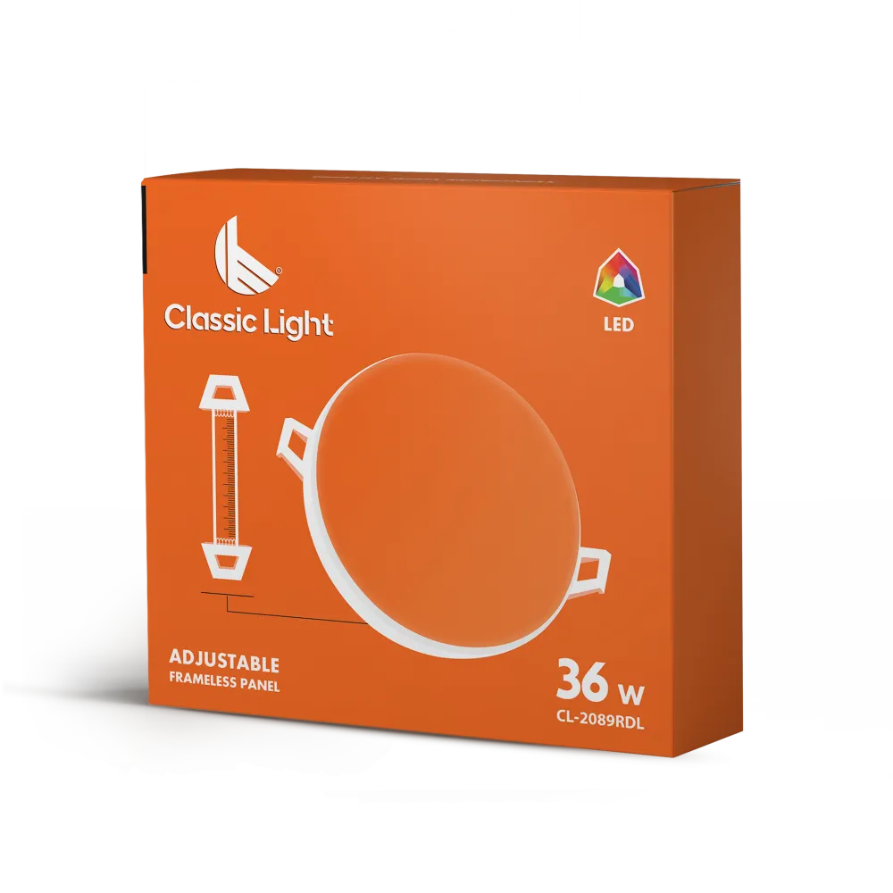 LYRA Frameless Recessed Panels adjustable - Professional LED Lighting