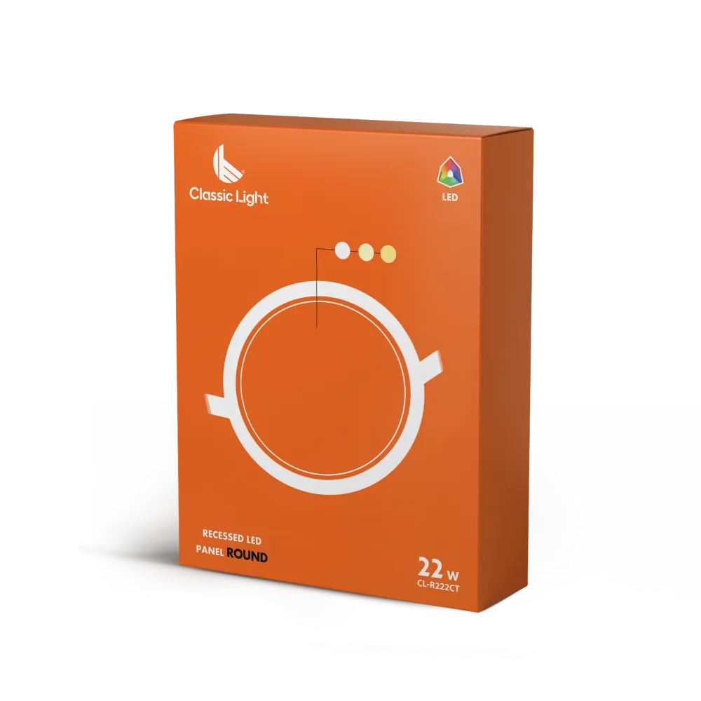 RAY Recessed LED Panels Round - Professional LED Lighting