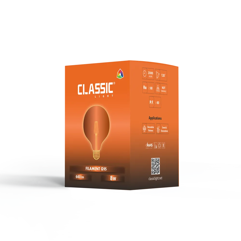 PARIS Filament G95 - Professional LED Lighting