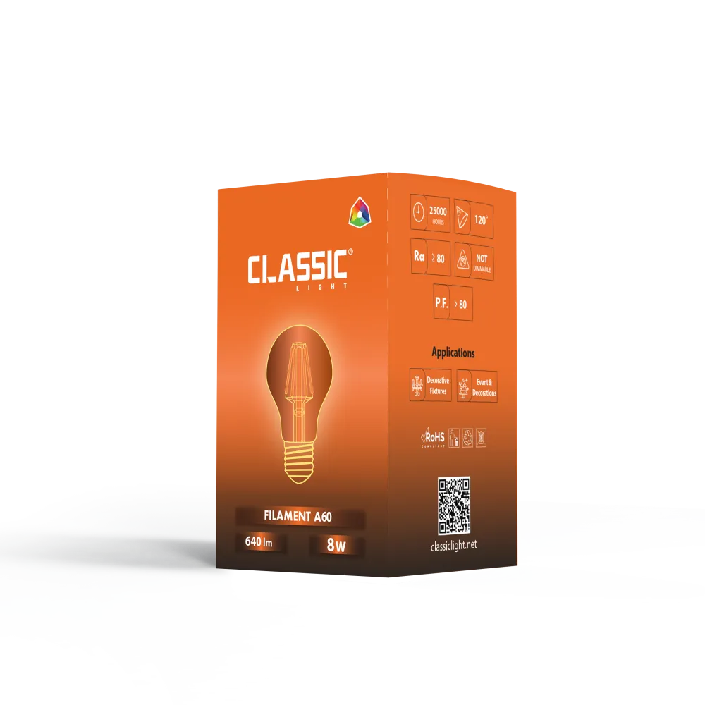 PARIS Filament A60 - Professional LED Lighting