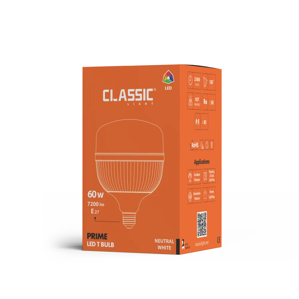 Prime LED T Bulb - Professional LED Lighting