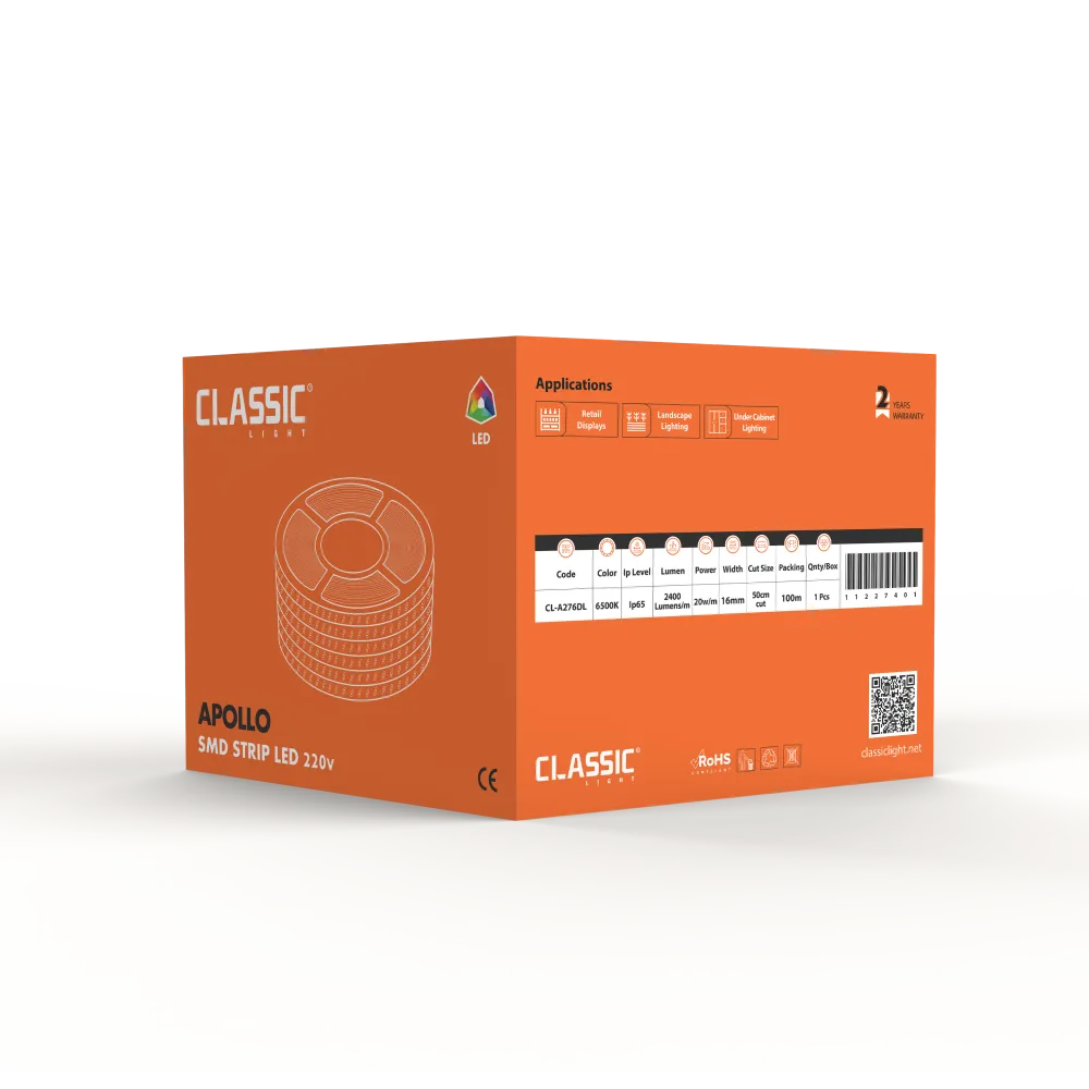 APOLLO SMD Strip LED 220V - Professional LED Lighting