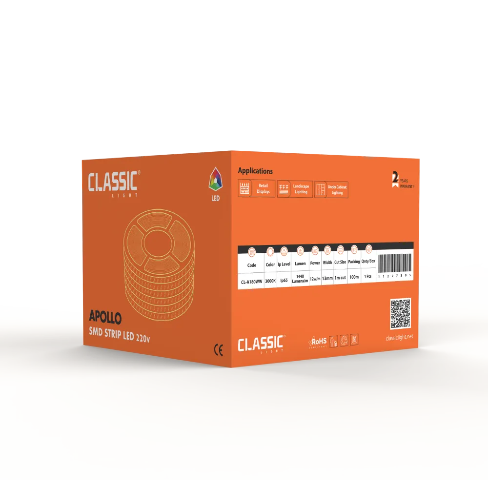 APOLLO SMD Strip LED 220V - Professional LED Lighting